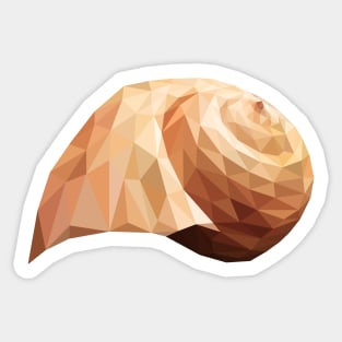 Low Poly Seashell Sticker